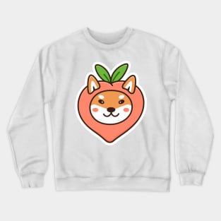 Peach Shiba Inu Crewneck Sweatshirt